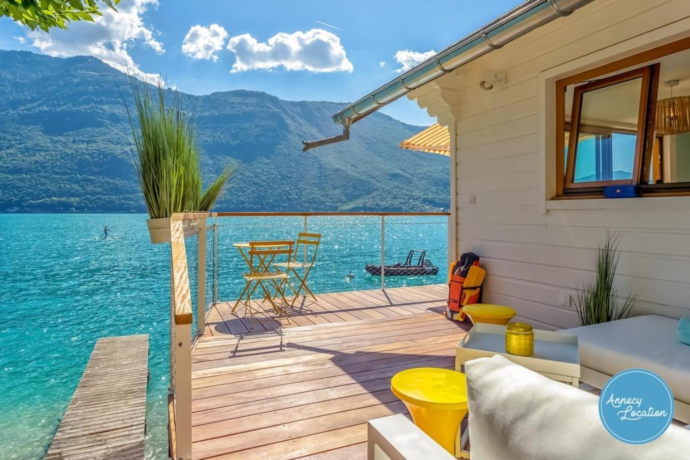 Chalet Coquillage Waterfront Escape On Lake 杜萨尔 外观 照片