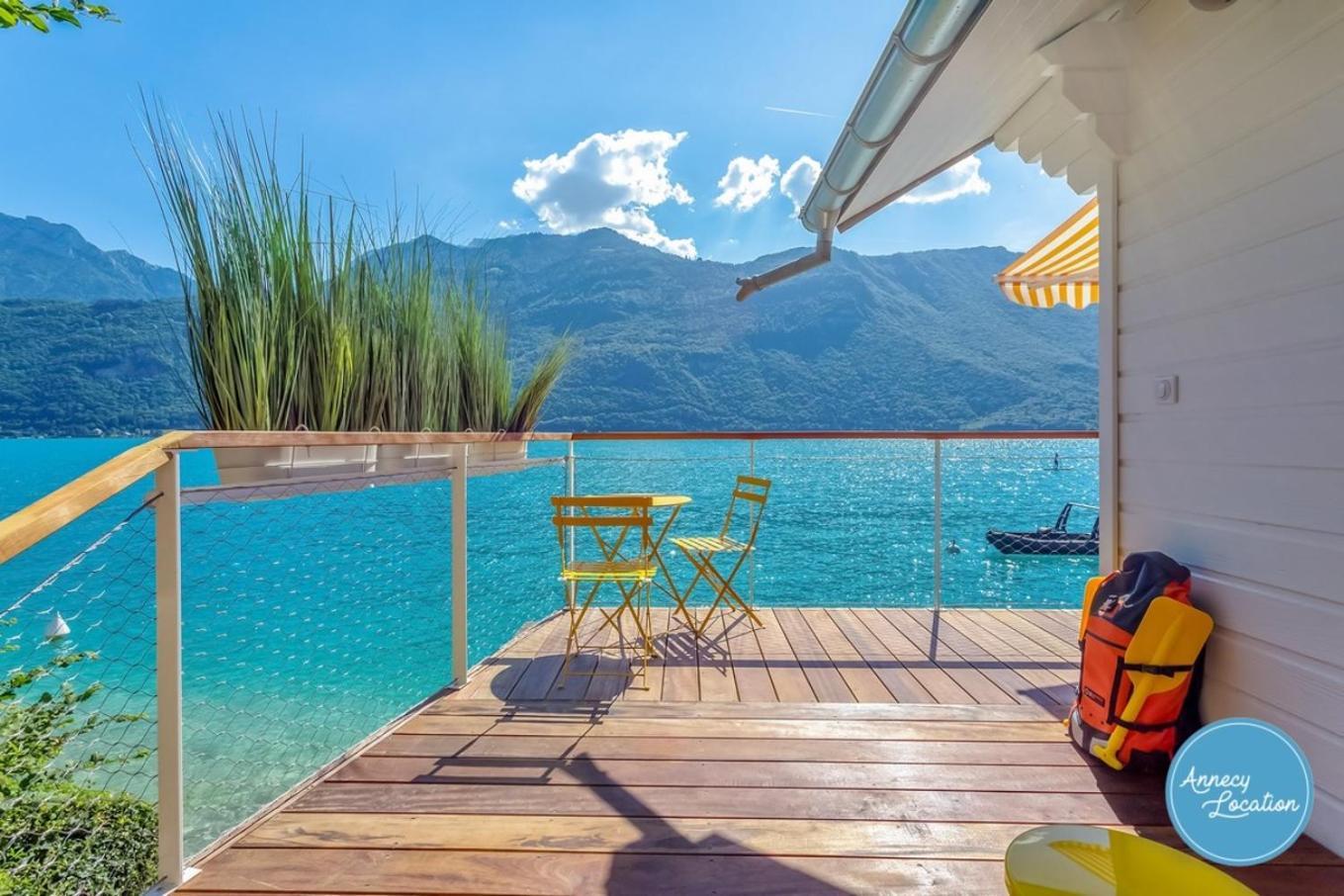 Chalet Coquillage Waterfront Escape On Lake 杜萨尔 外观 照片