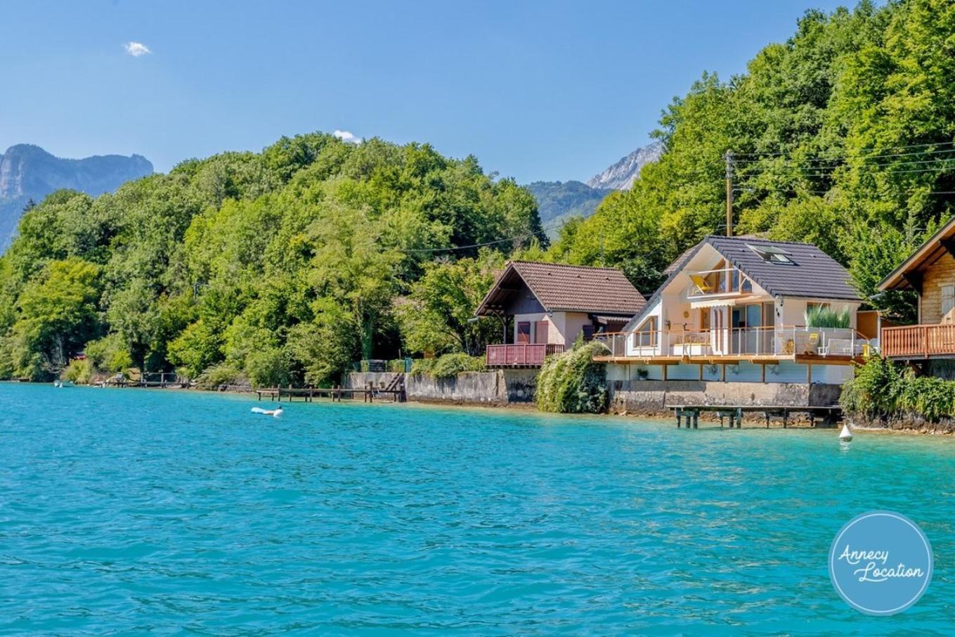 Chalet Coquillage Waterfront Escape On Lake 杜萨尔 外观 照片