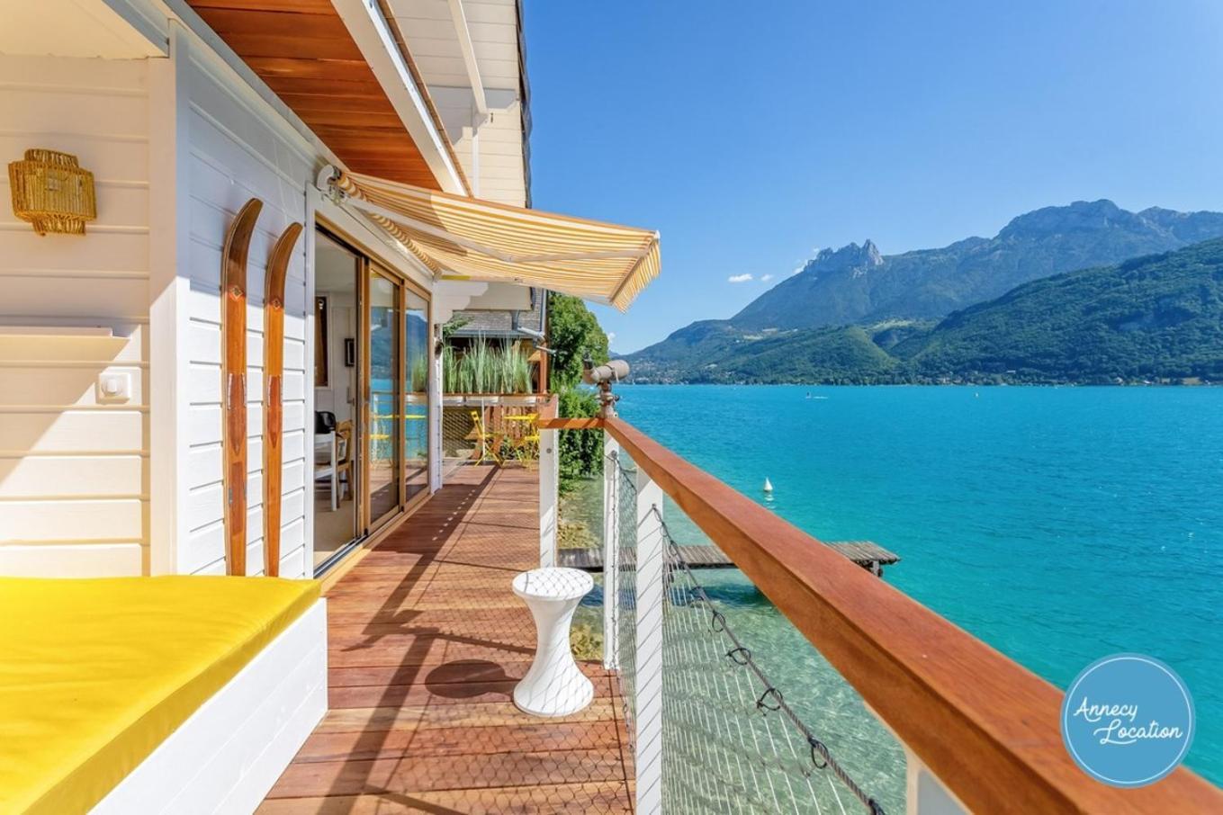 Chalet Coquillage Waterfront Escape On Lake 杜萨尔 外观 照片