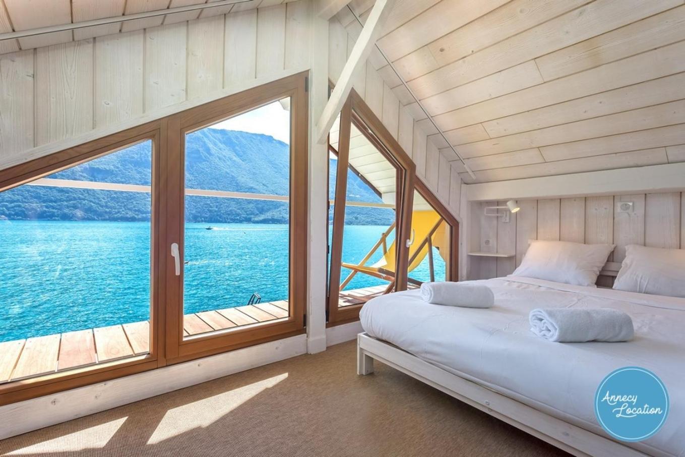 Chalet Coquillage Waterfront Escape On Lake 杜萨尔 外观 照片