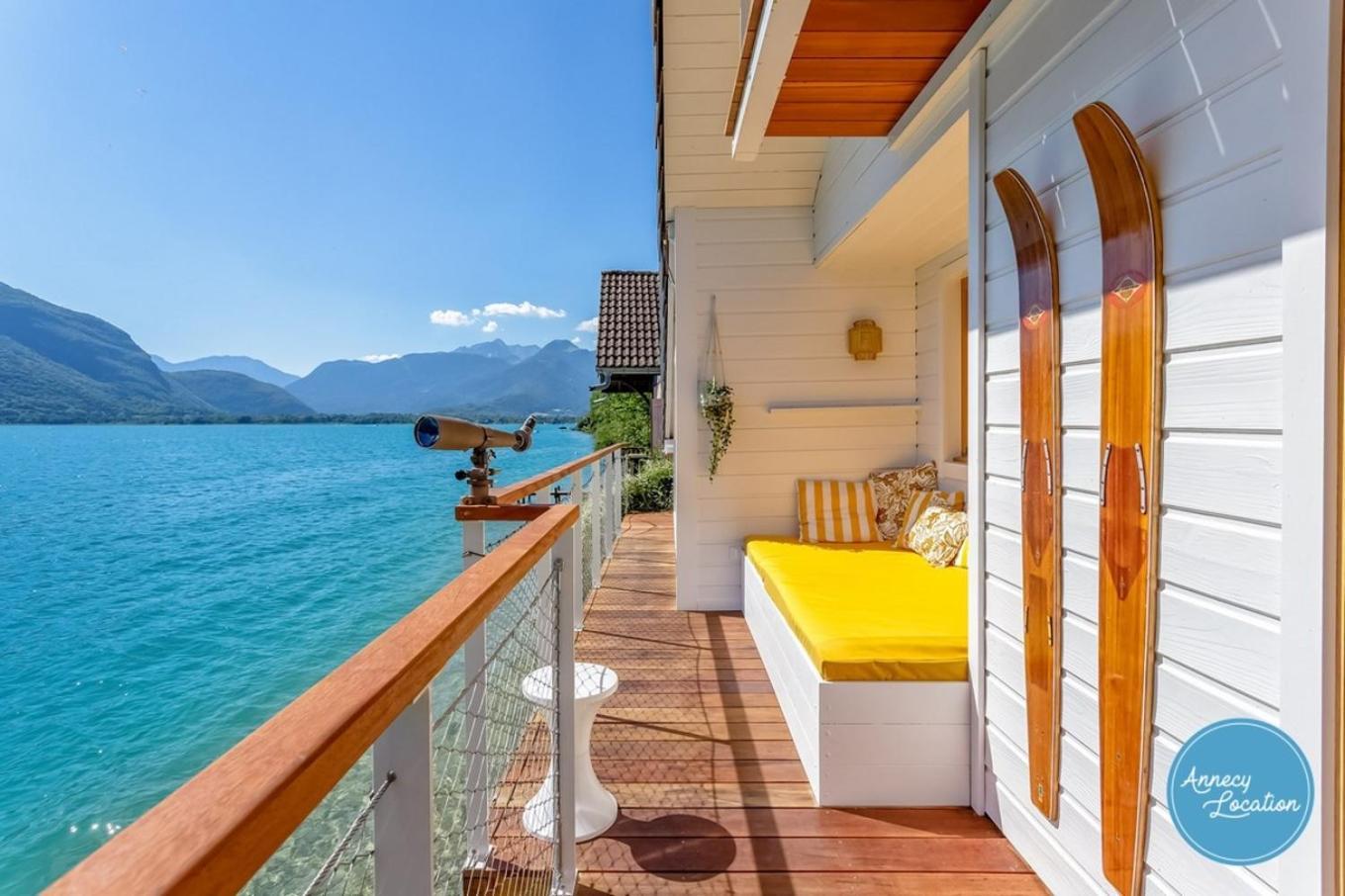 Chalet Coquillage Waterfront Escape On Lake 杜萨尔 外观 照片