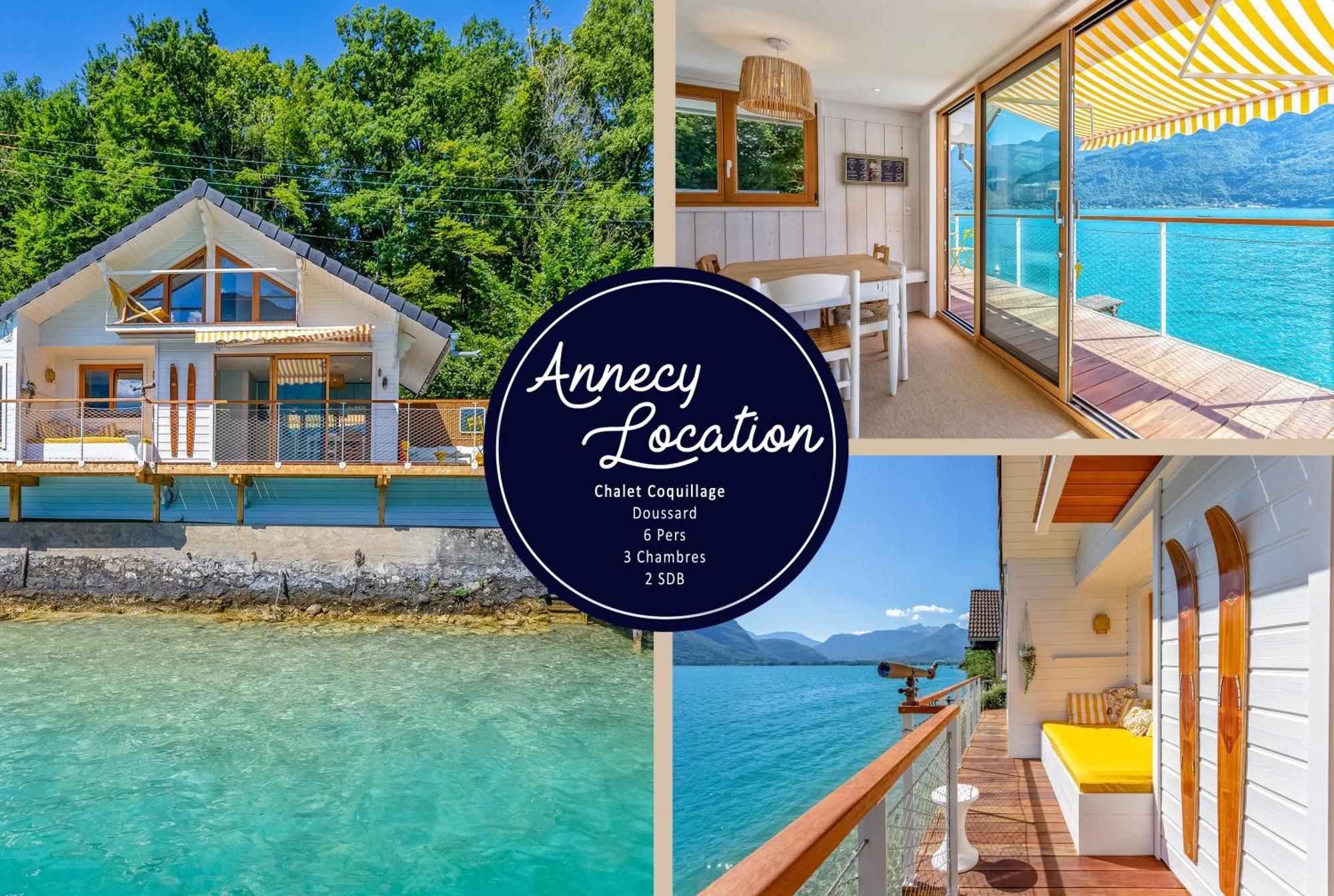 Chalet Coquillage Waterfront Escape On Lake 杜萨尔 外观 照片